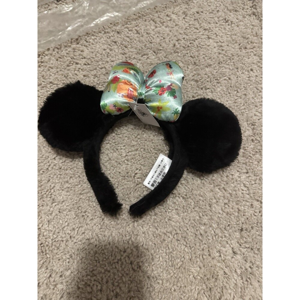 NWT Disney Tahitian Terrace Tiki Minnie Headband Ears Imagineering WDI D23 Expo